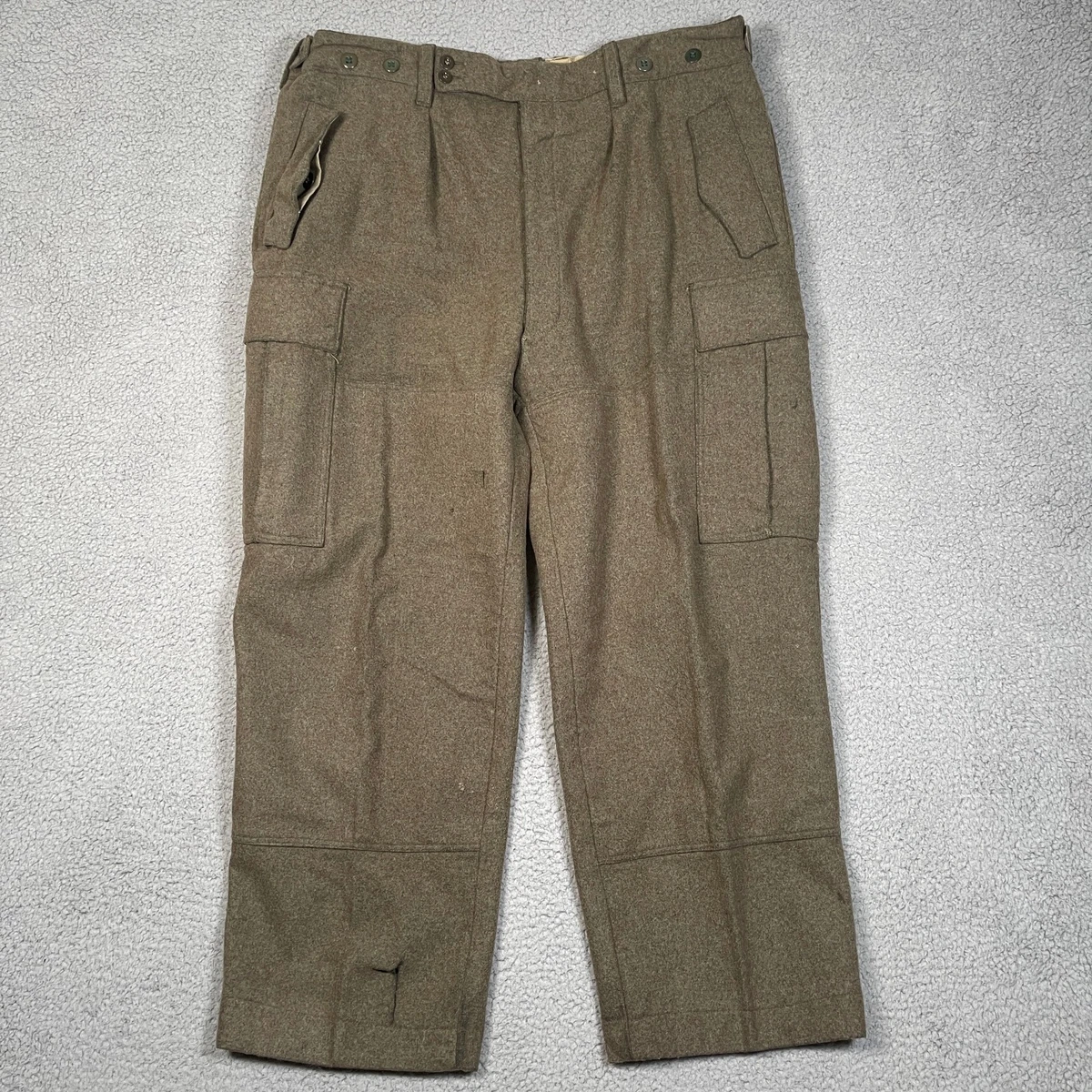 Original 100% Wool Vintage Pants for Men for sale | eBay