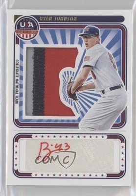 2024 Stars and Stripes USA Signatures Silhouettes Prime /25 Ryan Johnson Auto - Image 1 of 2