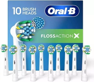 Oral-B Floss Action X Electric Toothbrush Replacement Heads - 10 Pack - Picture 1 of 1