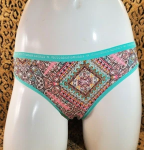 Victoria's Secret Logo Waist Green Decorative Art HipHugger Panty XL NWT Sexy - Picture 1 of 8