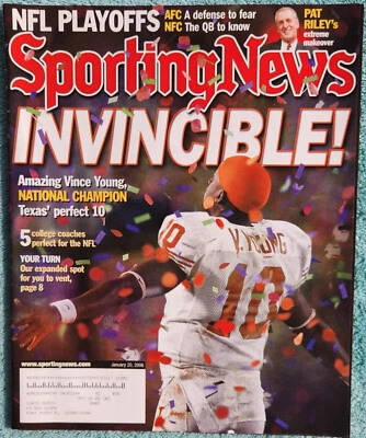 Campeones Nacionales de Texas Amazing Vince Young 2006 edición de noticias deportivas 56 páginas Foto 1 de 4