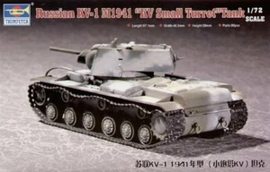 KLIMENT VOROSHILOV KV-1 M1941 "KV SMALL TURRET" 1/72 TRUMPETER - Picture 1 of 1