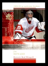 2004-05 SP Authentic Rookie Redemptions #RR11 Jim Howard #162/399