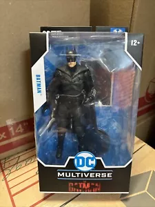 McFarlane DC Multiverse THE BATMAN -Robert Pattinson Masked 7” Action Figure NEW - Picture 1 of 6