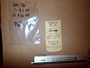 (6) Vintage Olson No.16, 3/16" x 1-1/16" Boat Motor Shear Pin Set. - Picture 1 of 6