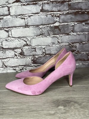 J. Crew Elsie Classic Pink Rose Blossom Pointed Toe Heels Women Sz 9M US/39.5EU - Image 1 of 4