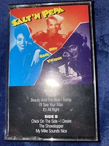 Salt N Pepa Hot Cool & Vicious 1987 Cassette Tape Music 80s Hip Hop Rap TestedJR - Picture 1 of 5