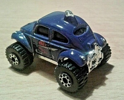 mini HOT-WEELS VINTAGE "BEETLE BUGGY"1983- BLU..GUARDA - Immagine 1 di 3
