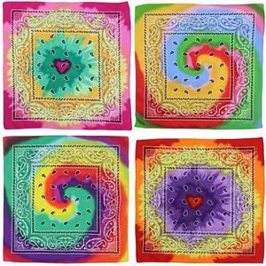 Bandana Paisley Batik Fazzoletto da collo Quadrato colori differenti - Bild 1 von 62