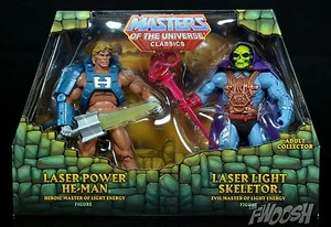 MOTU Classics Laser Power He-Man & Laser Light Skeletor MATTY SHIPS Worldwide - Picture 1 of 1