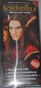 Elfenohren Sonnenelf Paar Latex Elf Ohren mit 2ml Mastix Cosplay LARP Halloween - Bild 1 von 1