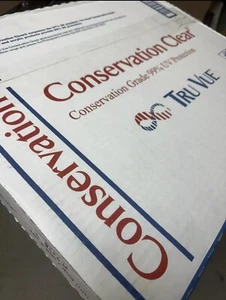 12 8X10 TRUE VIEW CONSERVATION CLEAR GLASS SHEETS 99% UV PROTECTING - Picture 1 of 1