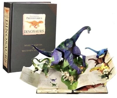 Dinosaur Pop Up Book Dinosaur Matthew Reinhart Robert Sabuda Prehistorica New - Image 1 of 4