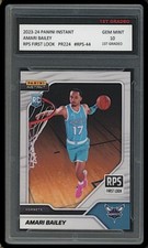 Amari Bailey 2023 Panini Instant RPS First Look 1st Graded 10 Rookie Card RC