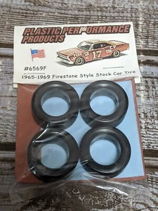 Plastic Performance Products 1965-1969 Firestone Style Stock Car Model Tires - Picture 1 of 2