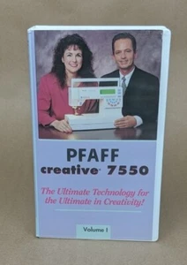 Pfaff Creative 7550 VHS Volume 1 See Pictures - Picture 1 of 7
