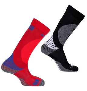 Salomon X Max Junior Kids Ski Socks Wool Blend - Picture 1 of 3