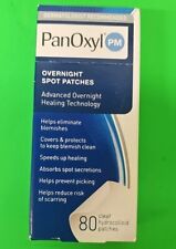 PanOxyl PM Overnight Spot Patches, Advanced Hydrocolloid Healing Tech 80 Count
