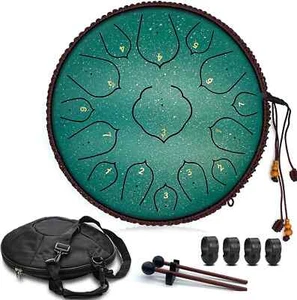 Steel Tongue Drum 15 Notes 14 Inch D-Key Panda Balmy Drum Percussion Instrument - Bild 1 von 12