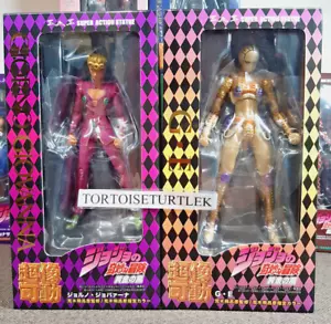 JOJO Super Action Estatua Parte 5 Giorno Giovanna Gold Experience G.E Juego de 2 piezas SAS - Imagen 1 de 21