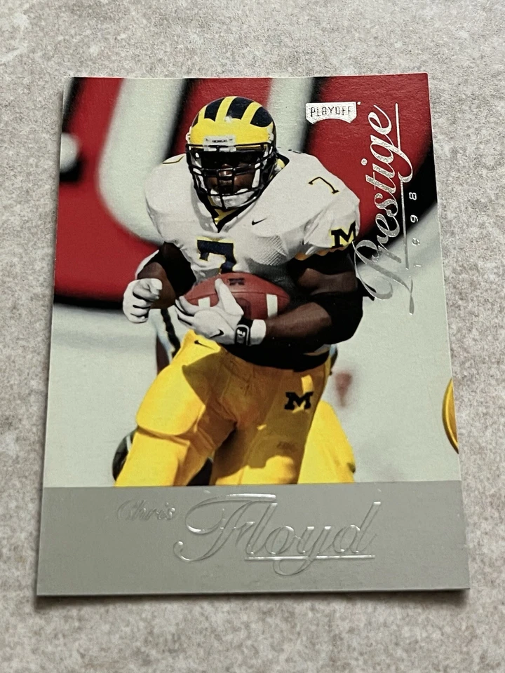 1998 Playoff Prestige #193 Chris Floyd RC Rookie Michigan Wolverines - Image 1 of 2