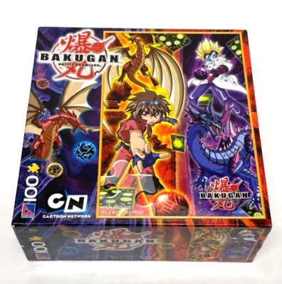 2008 Bakugan Battle Brawlers - Sure Lox 100 片拼图 36865-3U 全新带盒 — 第 1/4 张图片