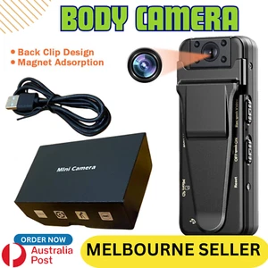 080P HD WiFi Camcorder DVR IR Night VisonCam128GB Mini Police Body Camera Video - Picture 1 of 11