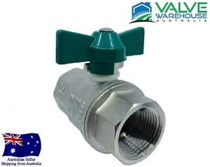 Brass Ball Valve - F&F - T Handle - Full Bore - DZR - Dual Approved - Picture 1 of 6