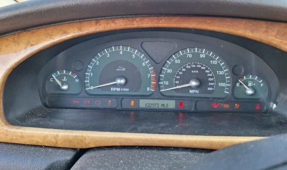 Medidores de painel de instrumentos velocímetro Jaguar S-type 2002 2003 2004 - Imagem 1 de 1