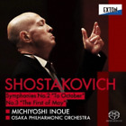Michiyoshi Inoue Shostakovich Symphonies No.2 &amp; 3 SACD Hybrid Exton JAPAN