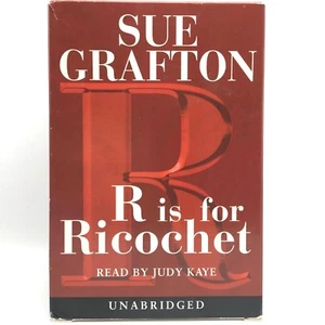 Kinsey Millhone Alphabet: R Is for Ricochet by Sue Grafton (2004, Cassette, Unab - Imagen 1 de 5