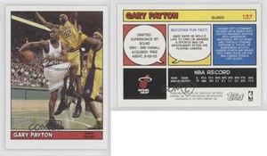 2005-06 Topps Bazooka Gary Payton #137 HOF