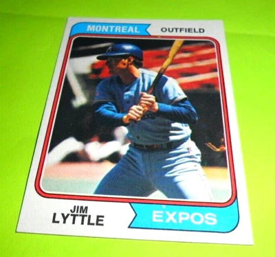 1974 Topps #437 Jim Lyttle -  Expos Mint WRONG BACK Boog Powell - RARE *98 - Image 1 of 2