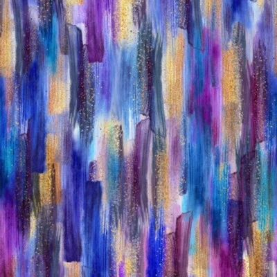 Hoffman Luminous Love Mariposa Paint Stripe Cotton Quilt Fabric by the Yard - Изображение 1 из 3