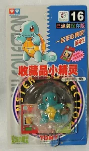 POKEMON POCKET MONSTER #16 SQUIRTLE FIGURE, TOMY 1- 1/2" HT. LT SHELF WEAR - Picture 1 of 2