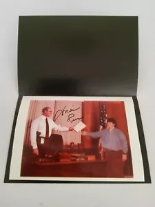 THE X FILES AUTOGRAPHED PHOTO BY MITCH PILEGGI TOUR OF 1998 - Picture 1 of 5
