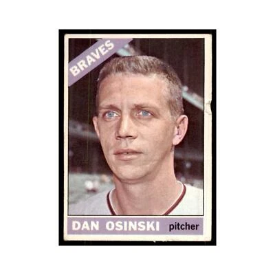 1966 Topps (Damaged) Dan Osinski Baseball Cards #168 - Image 1 of 3