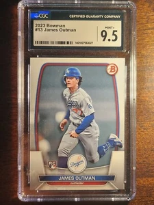 2023 Bowman - #13 James Outman (RC) CGC Graded 9.5 - Picture 1 of 2