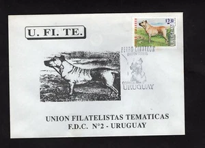 URUGUAY, DOGS, 1995, FDC, VF - Picture 1 of 1