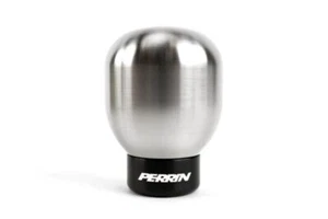 Perrin Stainless Steel Barrel Shift Knob for 2002-2014 Subaru WRX 5spd Manual - Picture 1 of 3