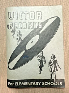RCA VICTOR RECORDS CATALOG for Elementary Schools 1937 - Picture 1 of 7