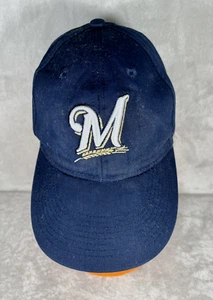 Gorra de béisbol Milwaukee Brewers MLB Team para hombre OSFM azul marino logotipo de trigo - Imagen 1 de 11