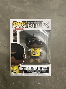 Funko Pop #78 Notorious B.I.G. Biggie Vinyl Figur Gewölbt Hip-Hop Sammlerstück - Bild 1 von 5