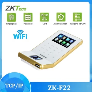 New ZKTeco F22 TCP/IP WiFi Biometric Fingerprint Door Access Time Attendance - Picture 1 of 16