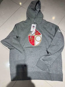 Sudadera con Capucha SAN FRANCISCO 49ERS Para Hombre Nike Gris Jaspeado Logo Nuevo con Etiquetas - Imagen 1 de 3
