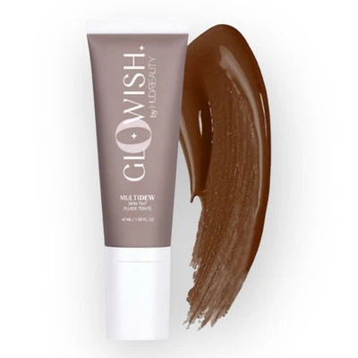 NIB Huda Beauty GloWish Multidew Skin Tint  12 Rich  Sealed - Image 1 of 4