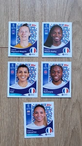 5x Topps 2025 UEFA Womens EURO- Sticker 239, 240, 245, 248 & 250 - Frankreich - Bild 1 von 2