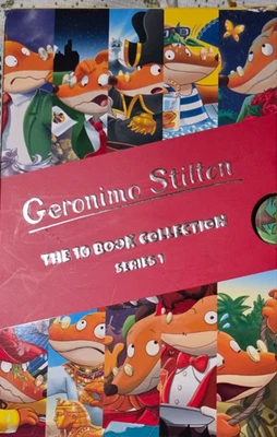 Geronimo Stilton: 10 Book Collection (Series 1) lightly used SHIPS FREE - Image 1 of 3