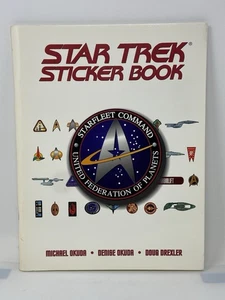 Star Trek Sticker Book Starfleet Command United Federation of Planets 1999 Full - Picture 1 of 11
