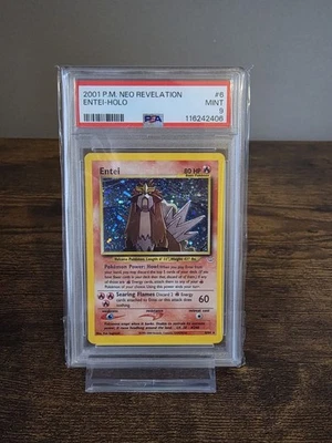 Pokémon TCG Entei Neo Revelations Holo Rare PSA 9 - Image 1 of 2